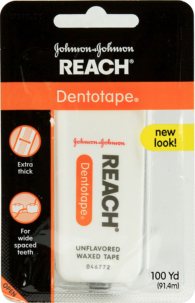 Reach Dentotape Extra Wide Floss 100Yd KleenTeeth