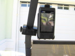 Golf Buddy World Mounted to Golf Cart