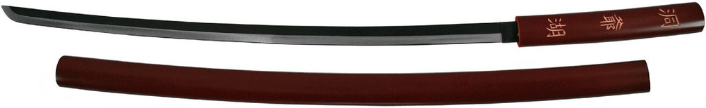 40 quot shirasaya katana with kanji engraving 40 quot shirasaya katana with kanji engraving