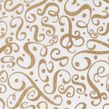 Gift Wrap - Flourish - Gold
