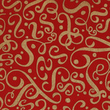 Gift Wrap - Flourish - Red
