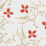Gift Wrap - Cloisonne - White
