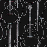 Gift Wrap - Guitars - Black