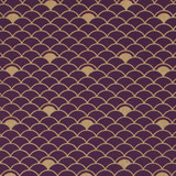 Gift Wrap - Nami - Gold on Purple