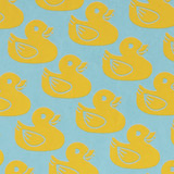 Gift Wrap - Ducklings - Blue