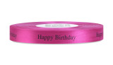 Rayon Trimming Sayings - Black "Happy Birthday" on Lipstick
