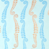 Gift Wrap - Fern - Blue/Gold