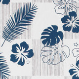 Gift Wrap - Tropics - White