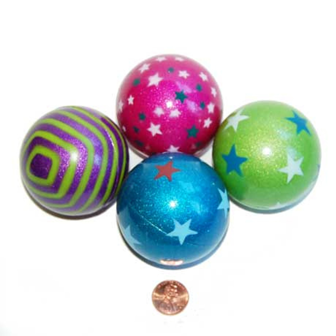 Metallic Bouncing Balls Colorful Metallic Top Prize