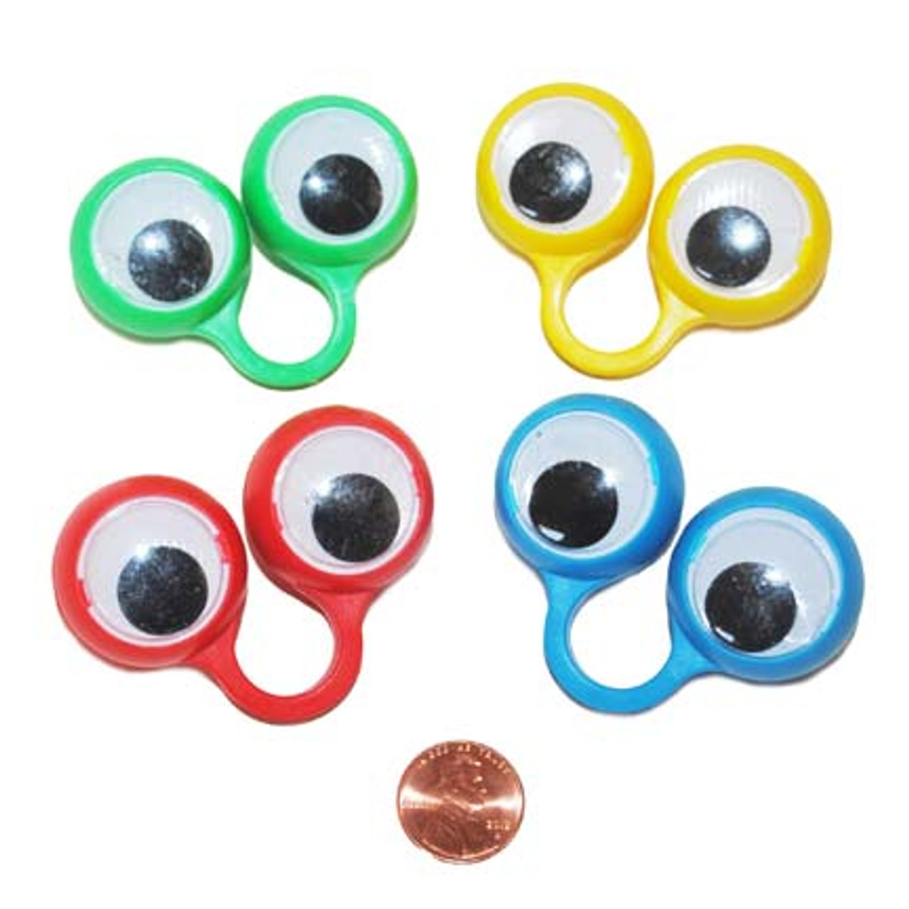Plastic Ring Finger Puppet Toy Cute Peeper Eyes Toy!