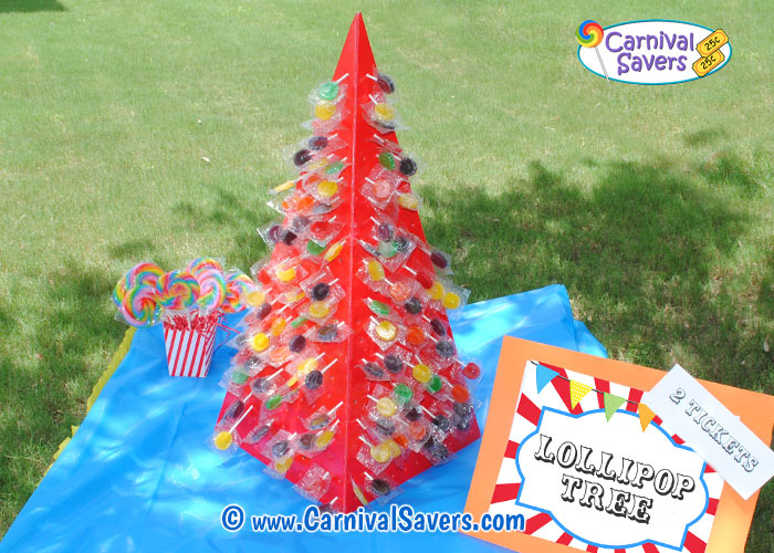 carnival game and booth ideas lollipop tree carnival game christmas packing tape