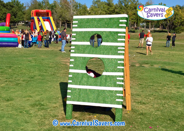 Touchdown Toss Fall Festival or Carnival Game