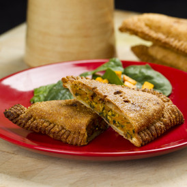 Pumpkin, Spinach & Tofu Triangle