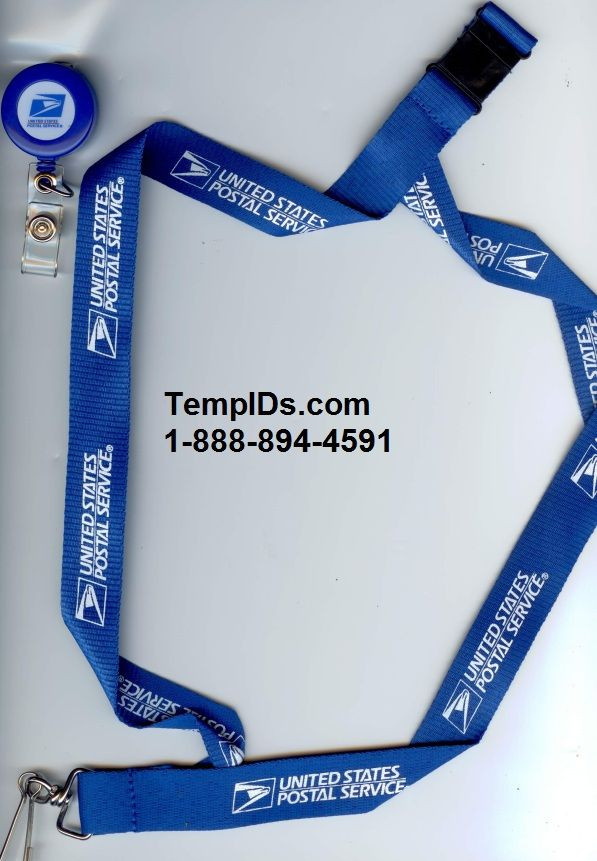 USPS Badge Reel with Lanyard Combo