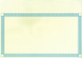 Share Certificate with perforated counterfoil and blue border