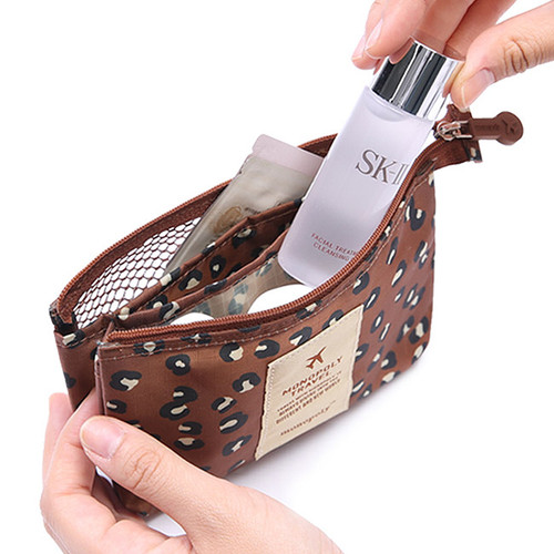 Monopoly Pattern travel mesh small zipper pouch - fallindesign
