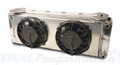 AFCO 99-04 Lightning/Harley Davidson Dual Fan & Shroud w/ Relay Kit (Polished)
