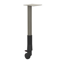 caster height table adjustable leg adjustment welded diameter column steel legs single