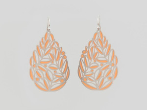 Two tone large multi leaf earrings Two tone large multi leaf earrings