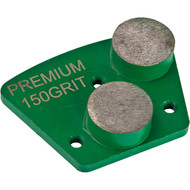 Premium Round Segment Grinding Plate, 3-Hole attachment System