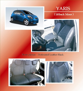 Leather Insert Seat Covers - Toyota Yaris - Toyota Yaris/Clazzio Seat Covers