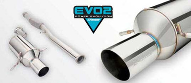 GReddy Evo2 Exhaust - Honda Fit 06-08 - Honda Fit/Honda Fit 06-08/Exhaust