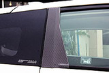 Backyard Special CF Pillar garnish - Honda CR-Z