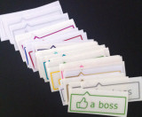 Like a Boss Vinyl Sticker - 1.5" x 4"