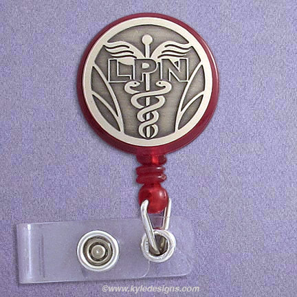 Fun Practical Nurse Id Badge Reel