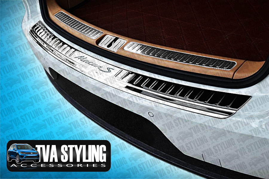 Porsche Macan 2014on Stainless Steel Bumper Protector Cover Trim