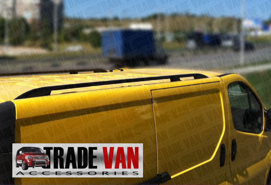 Renault Trafic LWB BLACK Sahara Roof Rails Roof Bars Racks Renault