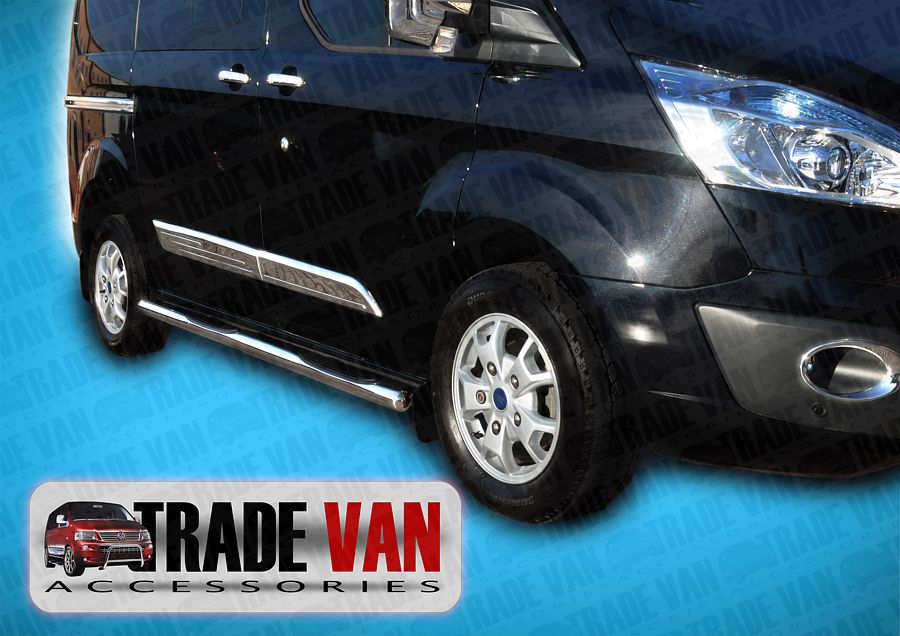 Ford Transit Custom Side Bars Ford Custom Side Styling Accessories