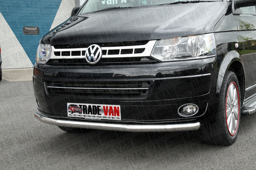 Front Nudge Bar ( City Bar ) Straight VW T5 Transporter Bull Bar 03on