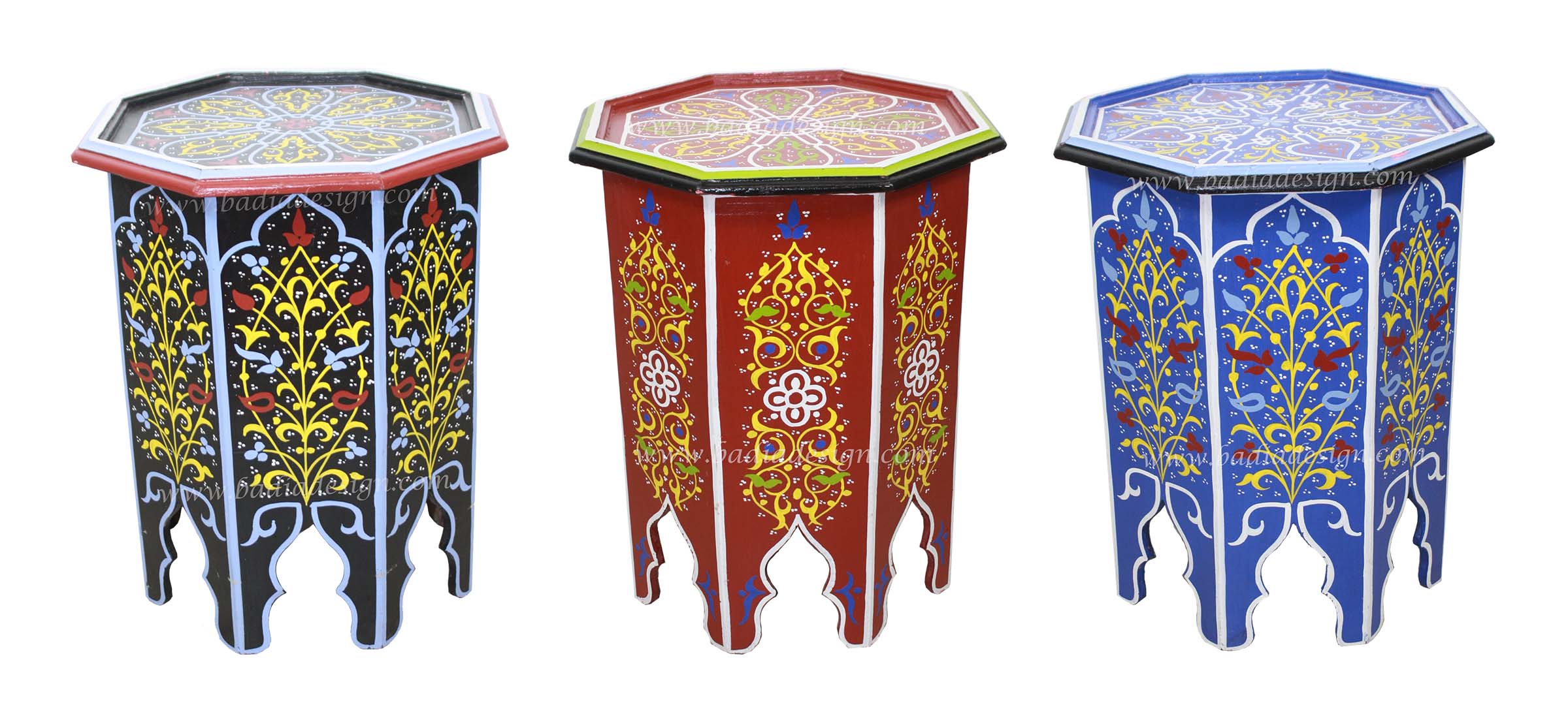 moroccan-multi-color-hand-painted-side-table-from-badia-design-inc