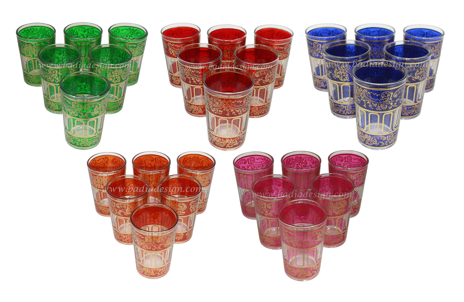 plastic moroccan tea glasses