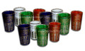 Gold Floral Motif Multiple Colored Tea Glasses TG032