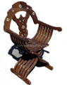 Mother of Pearl Inlaid Handcrafted Wooden Chair MOP-CH013