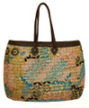 Moroccan Straw Lined Handbag HB002A