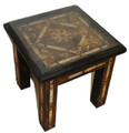 Bone Inlay Square Side Table BL-ST001
