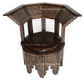 Hand Painted with Leather Chair ML-CH006