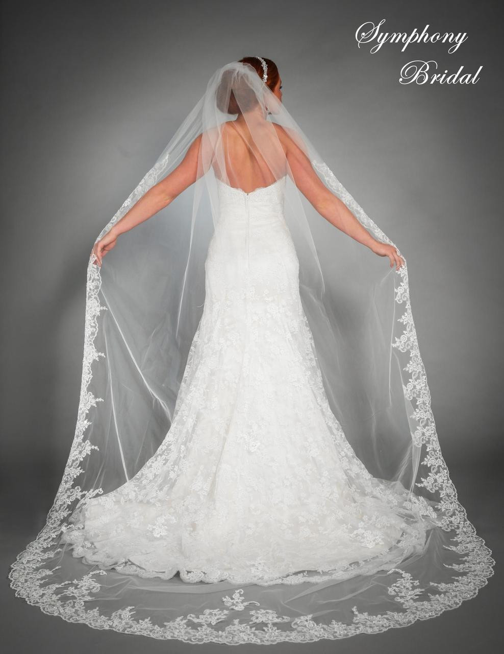 Cathedral Lace Wedding Veils Bella Mera Bridal Boutique 7785