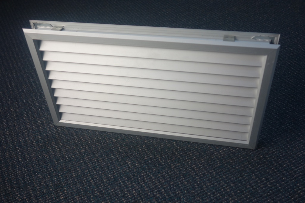 Door Vent Double Sided 600 x 250mm Anodised Aluminium SKU