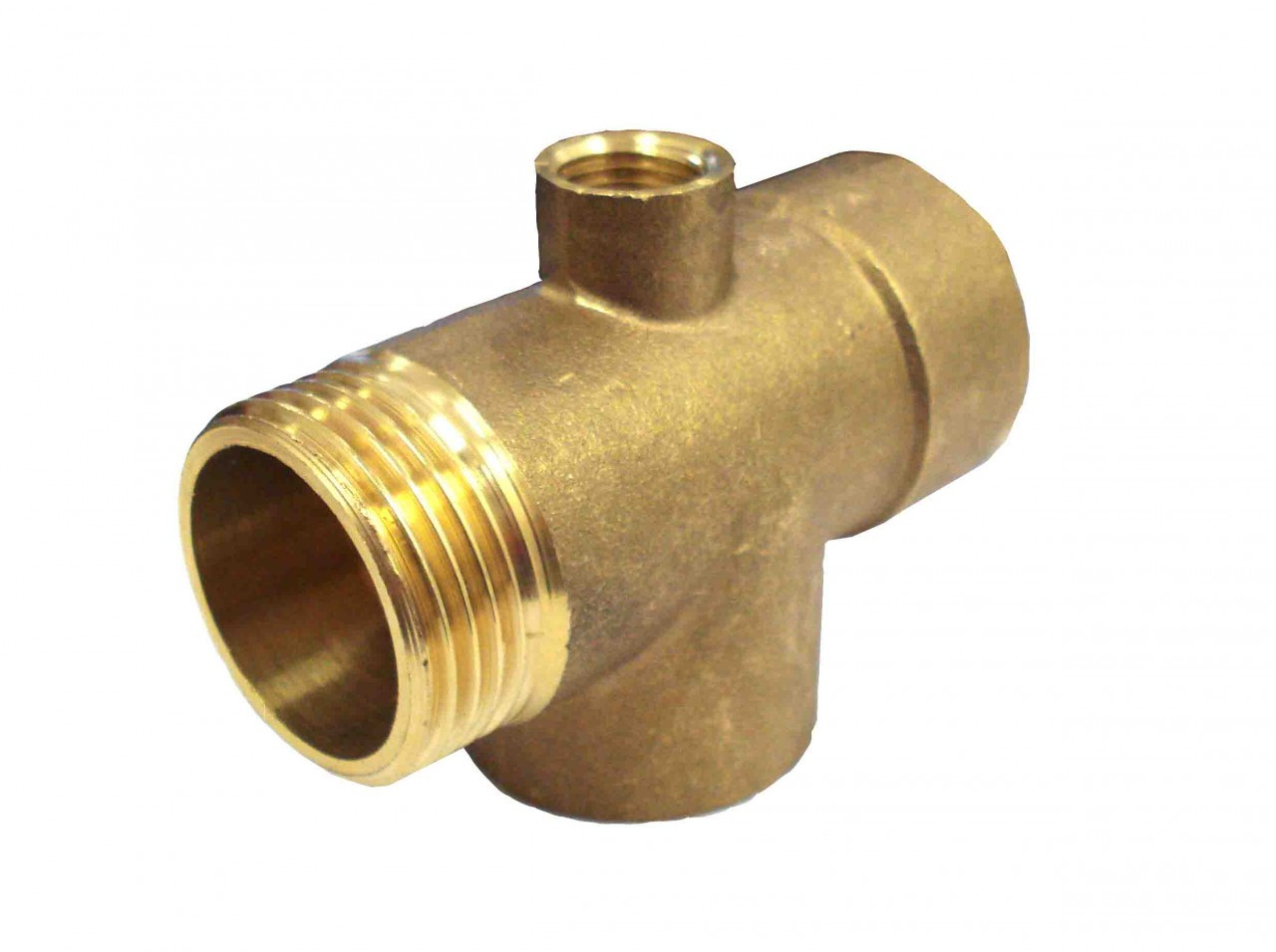 Pipe Fittings and Valves Brass Pipe Tee with Gauge Port Tuhorse