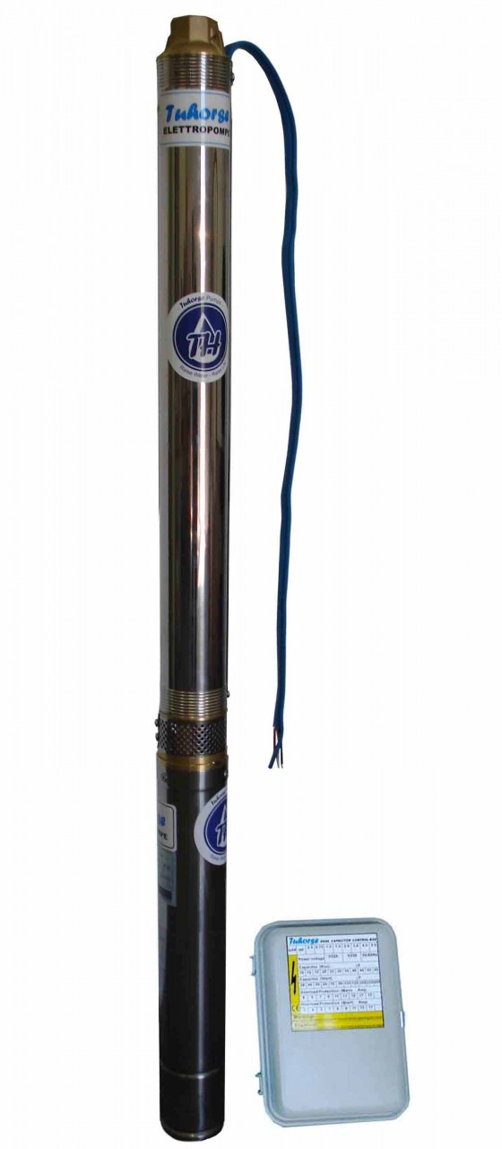 3 Inch Deep Well Submersible Pump | 1HP 8GPM 1-Phase 230V | Tuhorse