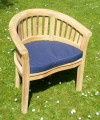 Deluxe Teak Banana Arm Chair
teak garden furniture from chairsandtables.co.uk