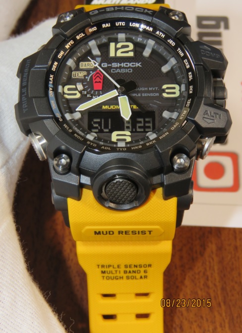 G-Shock Mudmaster Triple Sensor GWG-1000-1A9JF (Yellow Band) GWG-1000