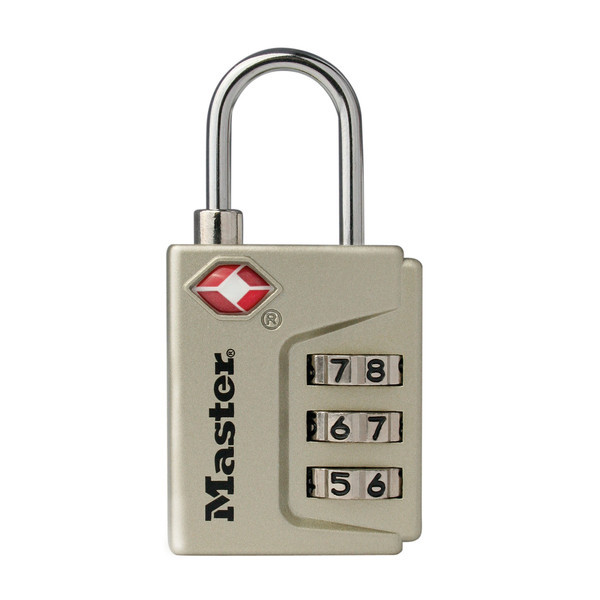 Master Lock TSAAccepted Combination Locks No. 4687DNKL Padlock