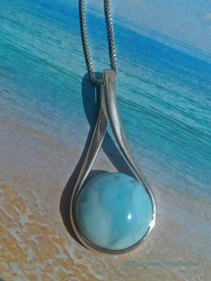 Island Girl Pendant (Shown on a simple box chain - sold separately)