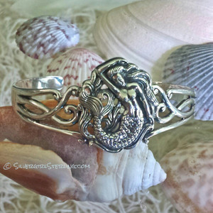 Silvergirl Mermaid Cuff Bracelet