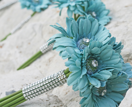 Silk Wedding Bouquets Jewels
